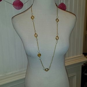 Ladies gold necklace